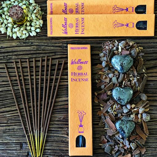 Precious Sandal Herbal Incense x 1 Pack (10gm) 